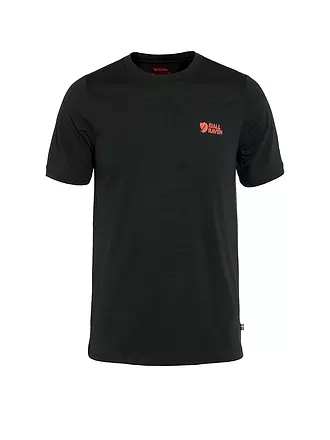 FJÄLLRÄVEN | Camiseta funcional de hombre Abisko Wool | schwarz